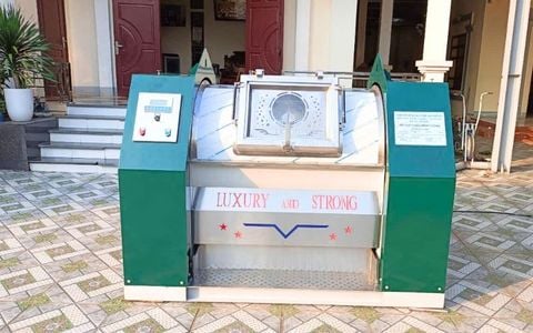 Máy giặt CN 50kg chân mềm tới Sóc Sơn, Hà Nội