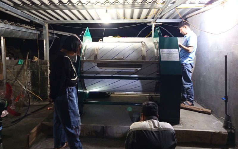 Máy giặt CN 50kg 1 pha tới Văn Chấn, Yên Bái