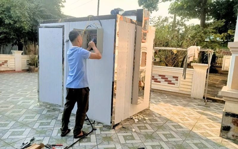 Phòng sấy CN 1pha tới Phường 9, TP Cà Mau