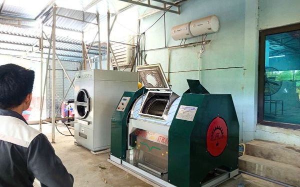 Máy giặt CN 50kg chân mềm, MS CN 50kg 3 pha-điện tới Thanh Thủy, Phú Thọ