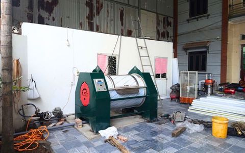Máy giặt CN 50kg, phòng sấy CN 3 pha tới Yên Phong, Bắc Ninh