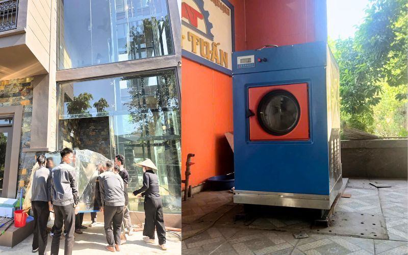 Máy giặt CN nhật bãi 23kg tới Ba Trại, TP Hà Nội