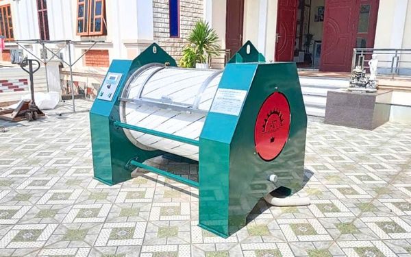 Máy giặt CN 50kg, máy sấy CN 50kg 3 pha điện-ga tới Văn Chấn, Lào Cai