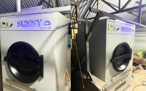 Máy sấy CN 50kg 1 pha-ga tới Cẩm Phả, Quảng Ninh