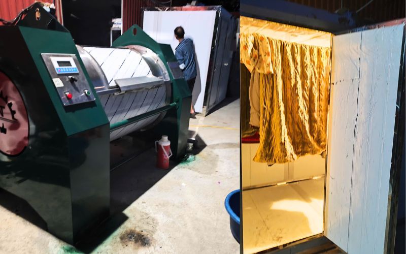 Máy giặt CN 50kg, phòng sấy CN tới Ba Vì, TP Hà Nội