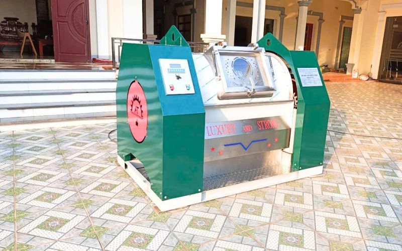 Máy giặt CN 50kg chân mềm 3 pha, MS CN 50kg 3 pha-ga tới Hoà Cường, Đà Nẵng
