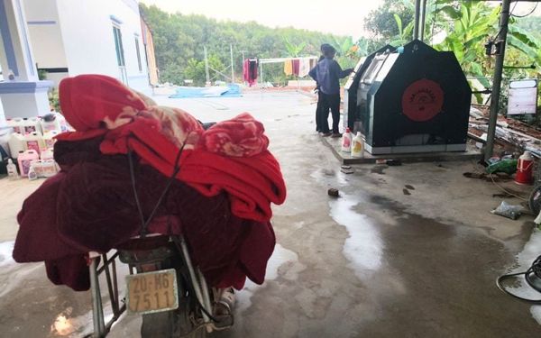 Máy giặt CN 50kg chân mềm 3 pha tới Phú Bình, Thái Nguyên