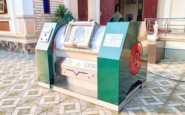 Máy giặt CN 50kg 3 pha chân mềm tới Đồng Hỷ, Thái Nguyên