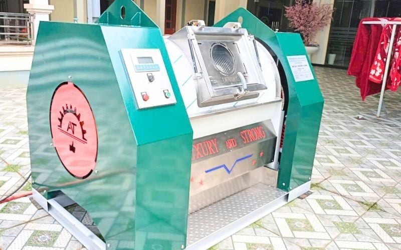 Máy giặt CN 50kg chân mềm 1 pha tới Yên Dũng, Bắc Giang