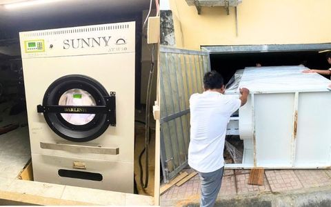 Máy sấy CN 50kg 3 pha-điện tới Nghi Sơn, Thanh Hóa