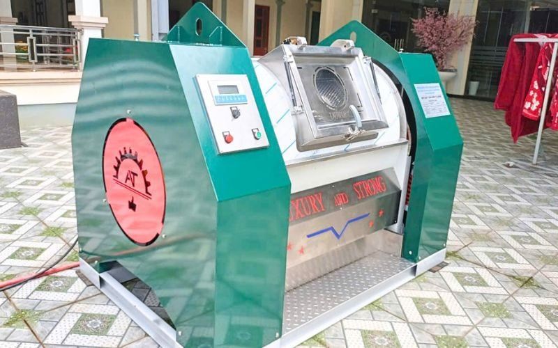 Máy giặt CN 50kg 1 pha chân mềm tới Thanh Oai, Hà Nội