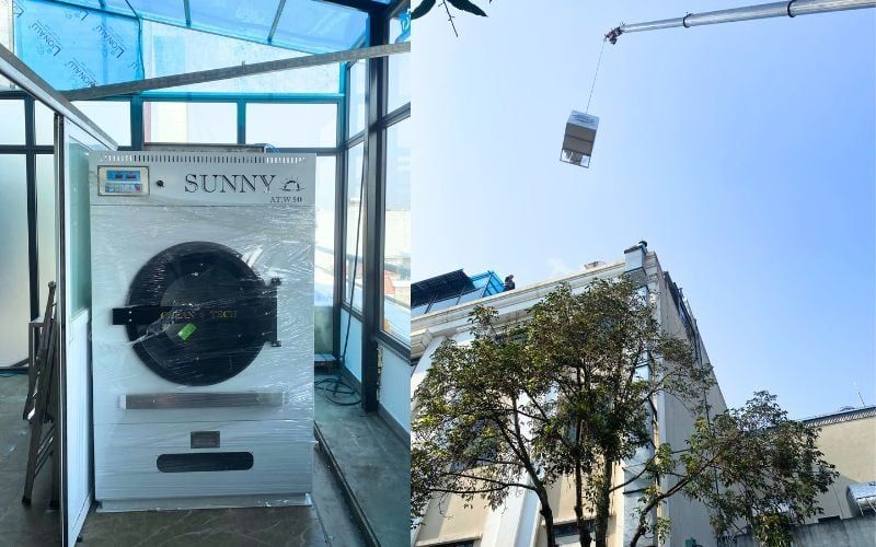 Máy sấy CN 50kg-hơi quá nhiệt tới Long Biên, Hà Nội