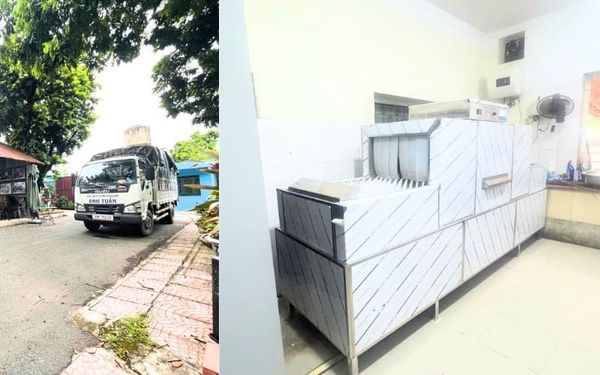 Máy rửa bát băng truyền tới Chương Mỹ, Hà Nội