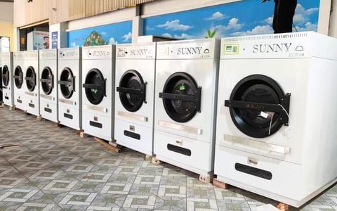 Máy sấy CN 50kg 3 pha- điện +ga tới Ngũ Hành Sơn, Đà Nẵng