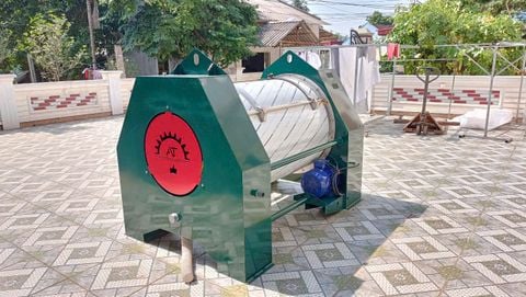 Máy giặt CN 50kg 1 pha, phòng sấy CN 1 pha, máy vắt đệm tới Đô Lương, Nghệ An