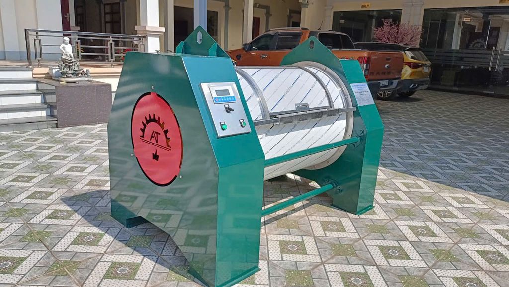 Máy giặt CN 50kg 1 pha, phòng sấy CN tới Phú Xuyên, Hà Nội