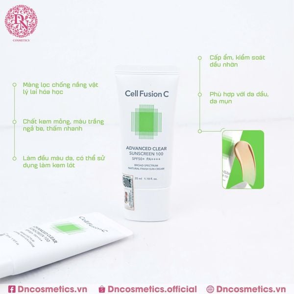 kem chống nắng cell fusion c