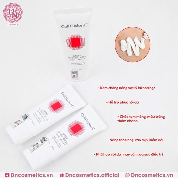 kem chống nắng cell fusion c