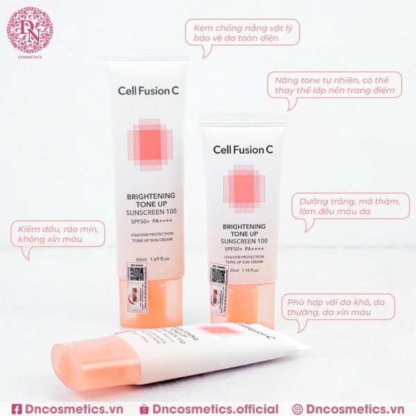 kem chống nắng cell fusion c