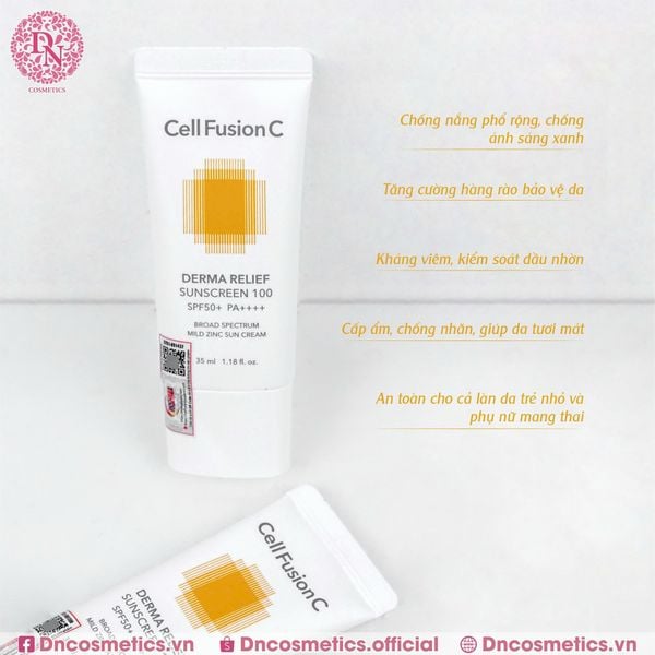 kem chống nắng cell fusion c