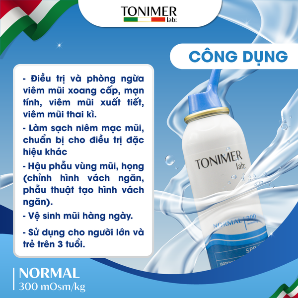 công dụng xịt mũi normal