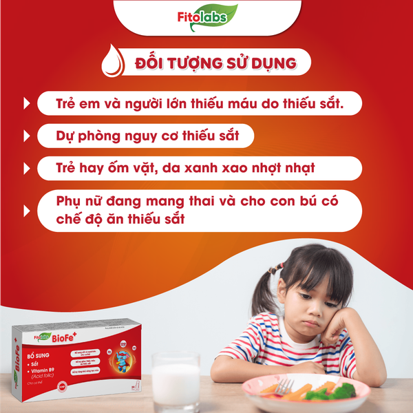 đối tượng dùng fitolabs biofe+