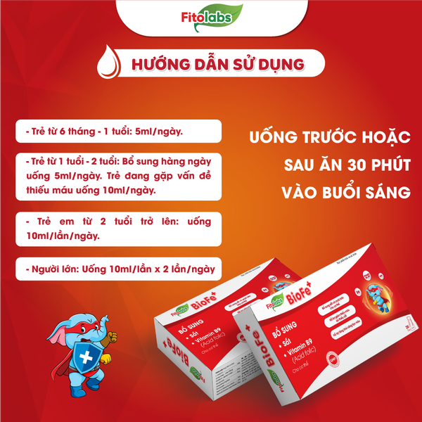 cách dùng fitolabs biofe+