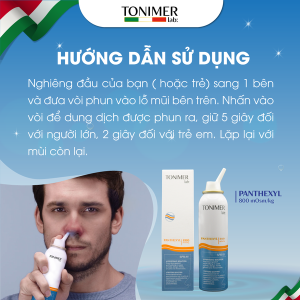 cách dùng xịt mũi panthexyl