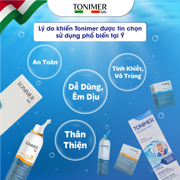 ưu điểm xịt mũi tonimer isotonic
