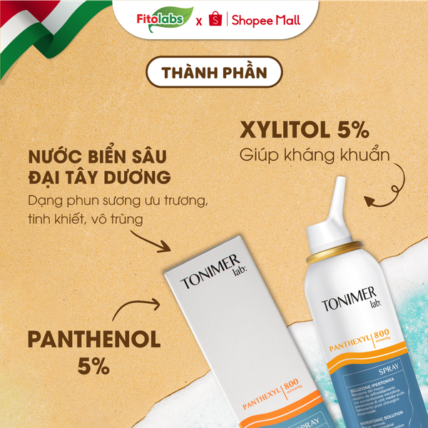 thành phần xịt mũi panthexyl