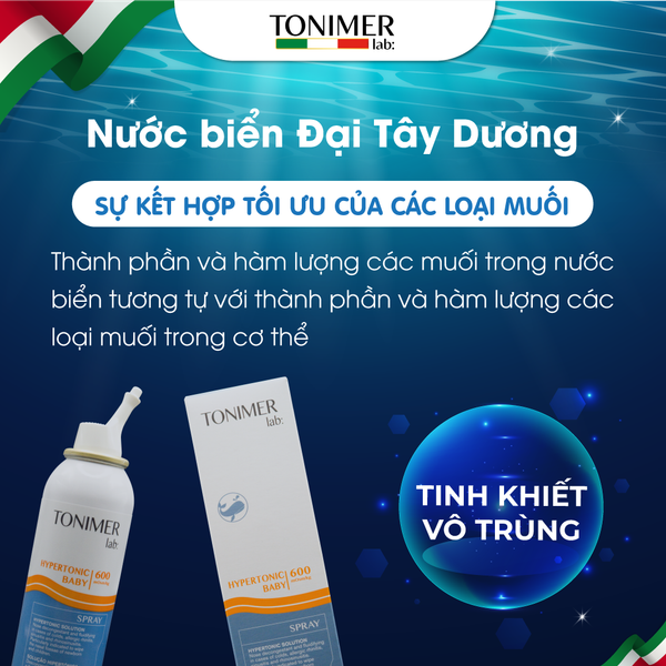 thành phần xịt mũi tonimer hypertonic baby