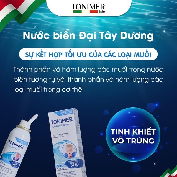 thành phần xịt mũi tonimer isotonic