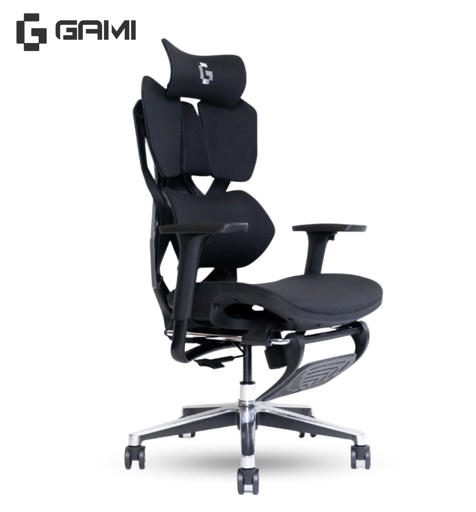 Ghế Công Thái Học Gami X5 (bản pro và bản thường) có Khung gầm bản thường tích hợp cần gạt 2 trong 1, bản Pro tích hợp lẫy gạt 3 trong 1