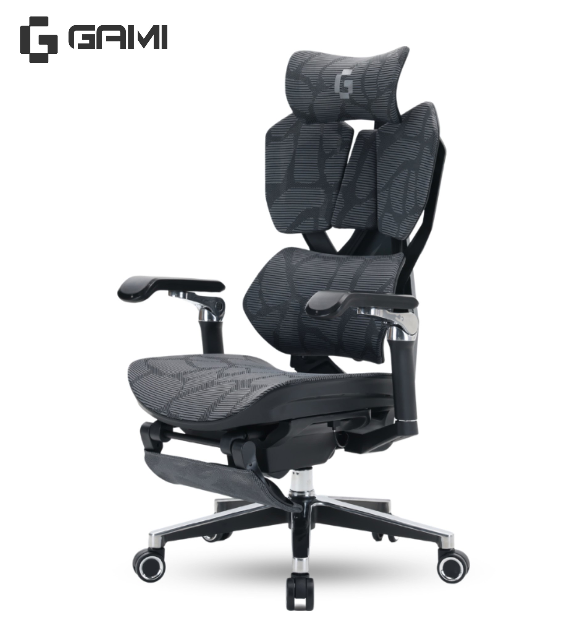 Ghế Công Thái Học Gami X5 (bản pro và bản thường) có Chất liệu lưới Cottonweave đạt chuẩn OEKO-TEX, khác biệt họa tiết giữa hai phiên bản