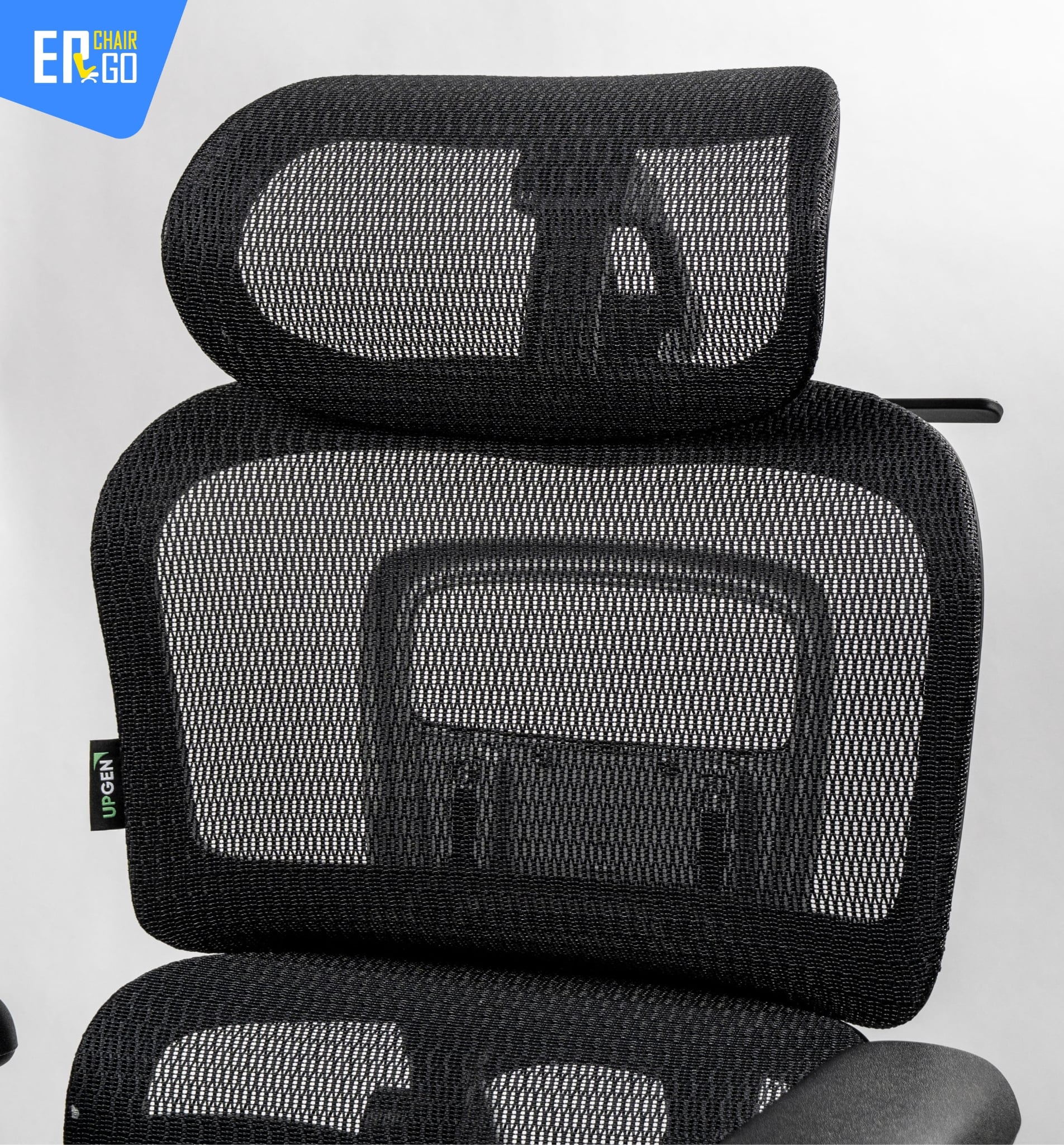 Ghế công thái học Upgen Opus có Tựa đầu 3D Pro Headrest hỗ trợ cổ và gáy