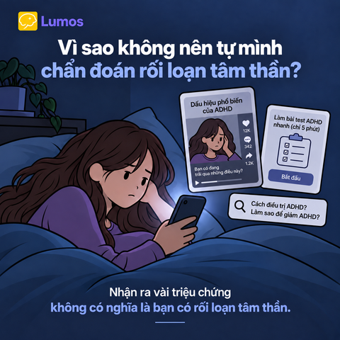 VÌ SAO KHÔNG NÊN TỰ MÌNH CHẨN ĐOÁN RỐI LOẠN TÂM THẦN ?