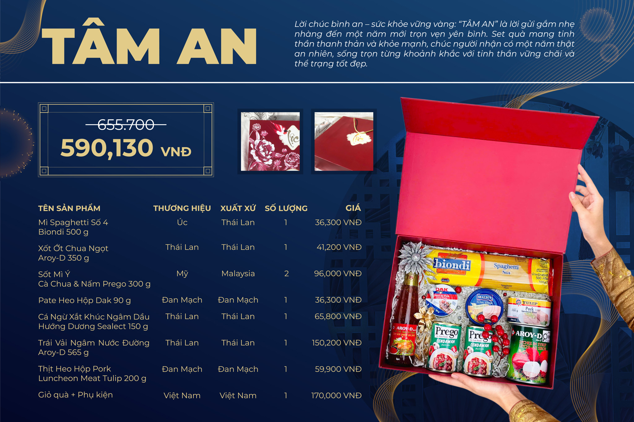 Hộp Quà Tết “Tâm An”