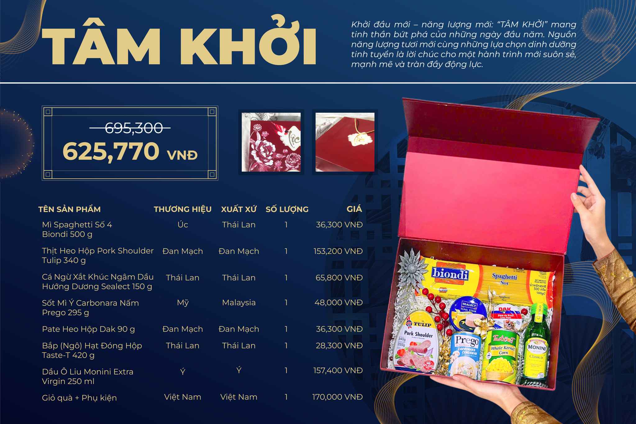 Hộp Quà Tết “Tâm Khởi”