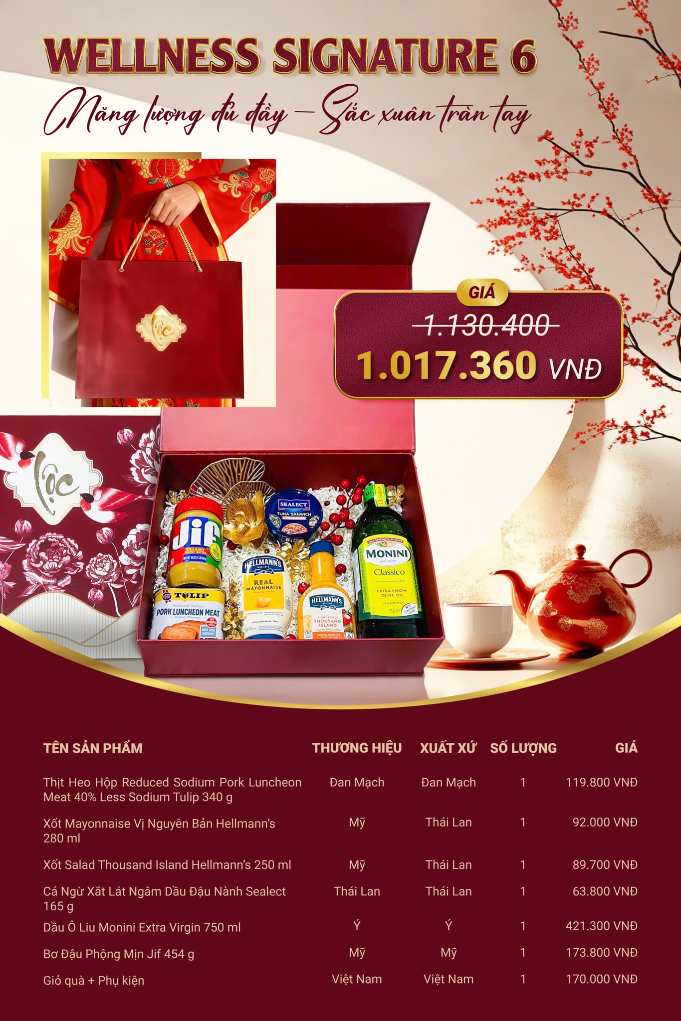 Hộp Quà Tết “WELLNESS SIGNATURE 6”