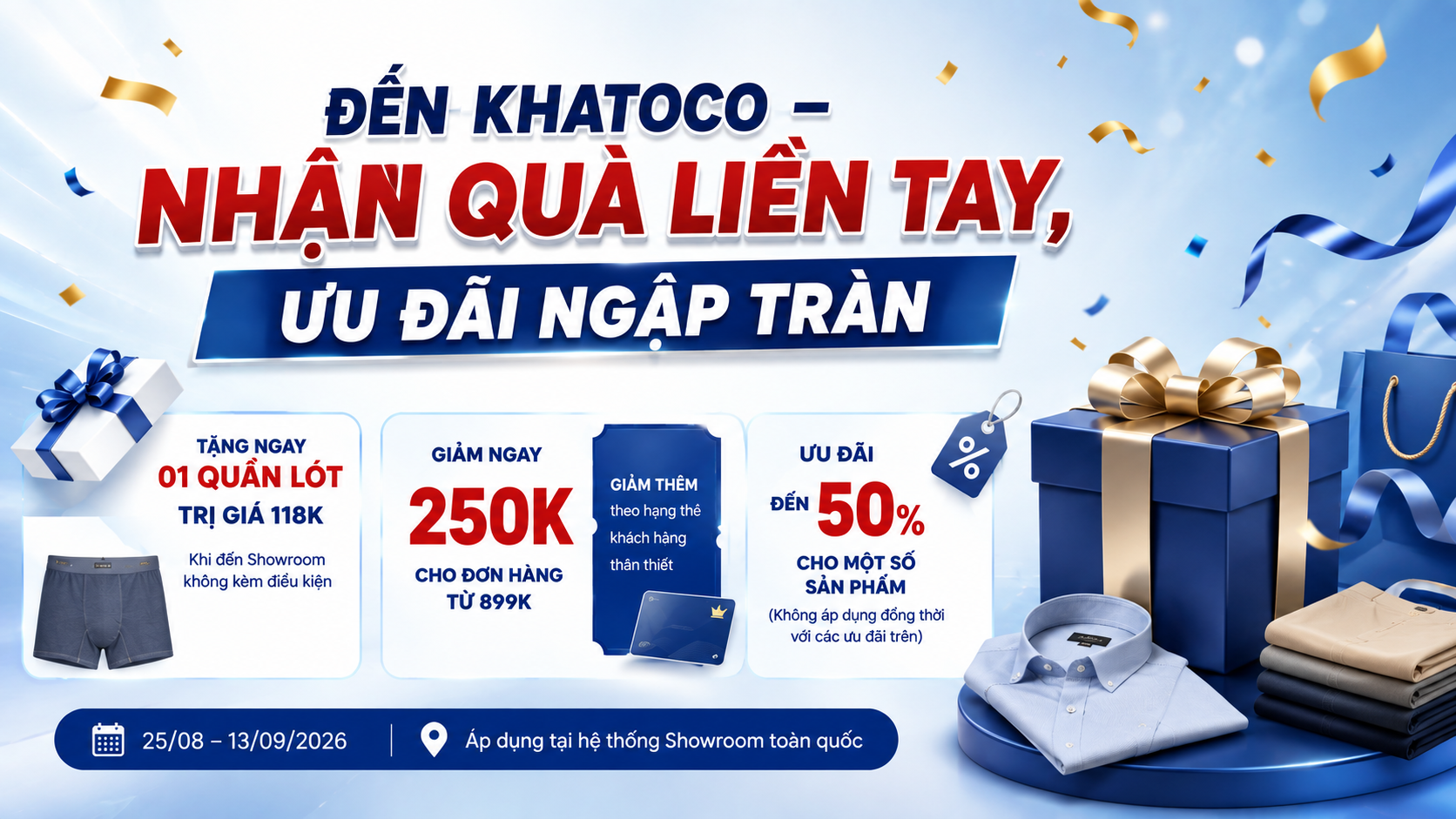 ĐẾN KHATOCO – NHẬN QUÀ LIỀN TAY, ƯU ĐÃI NGẬP TRÀN