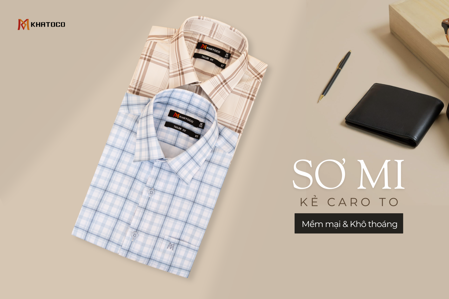 LÀM MỚI PHONG CÁCH CÔNG SỞ VỚI SƠ MI KẺ CARO TO