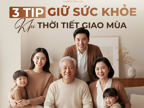 3 TIP GIỮ SỨC KHỎE KHI THỜI TIẾT GIAO MÙA -CICI THƯỢNG ĐỈNH YẾN