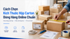 Cách Chọn Kích Thước Hộp Carton Đóng Hàng Online Chuẩn