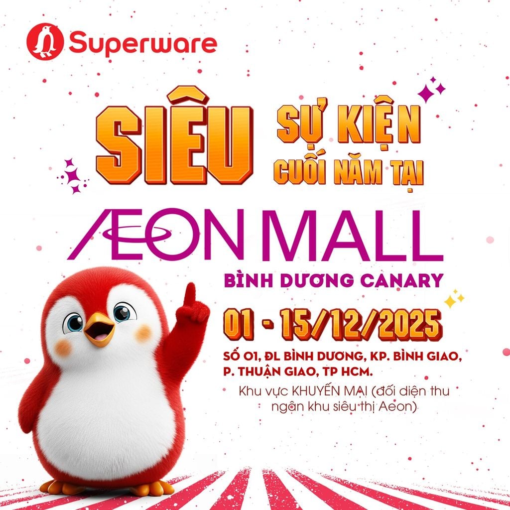 SỰ KIỆN CUỐI NĂM TẠI AEON MALL BÌNH DƯƠNG - 01–15/12/2025 .
