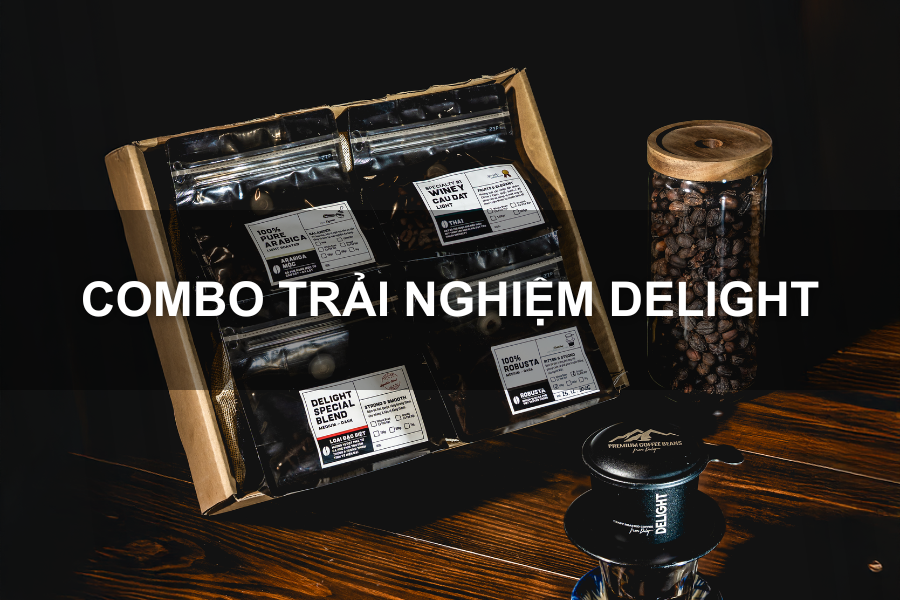 Combo Trải Nghiệm Delight - Món Quà Cà Phê Tinh Tế Dành Cho Đối Tác & Nhân Viên