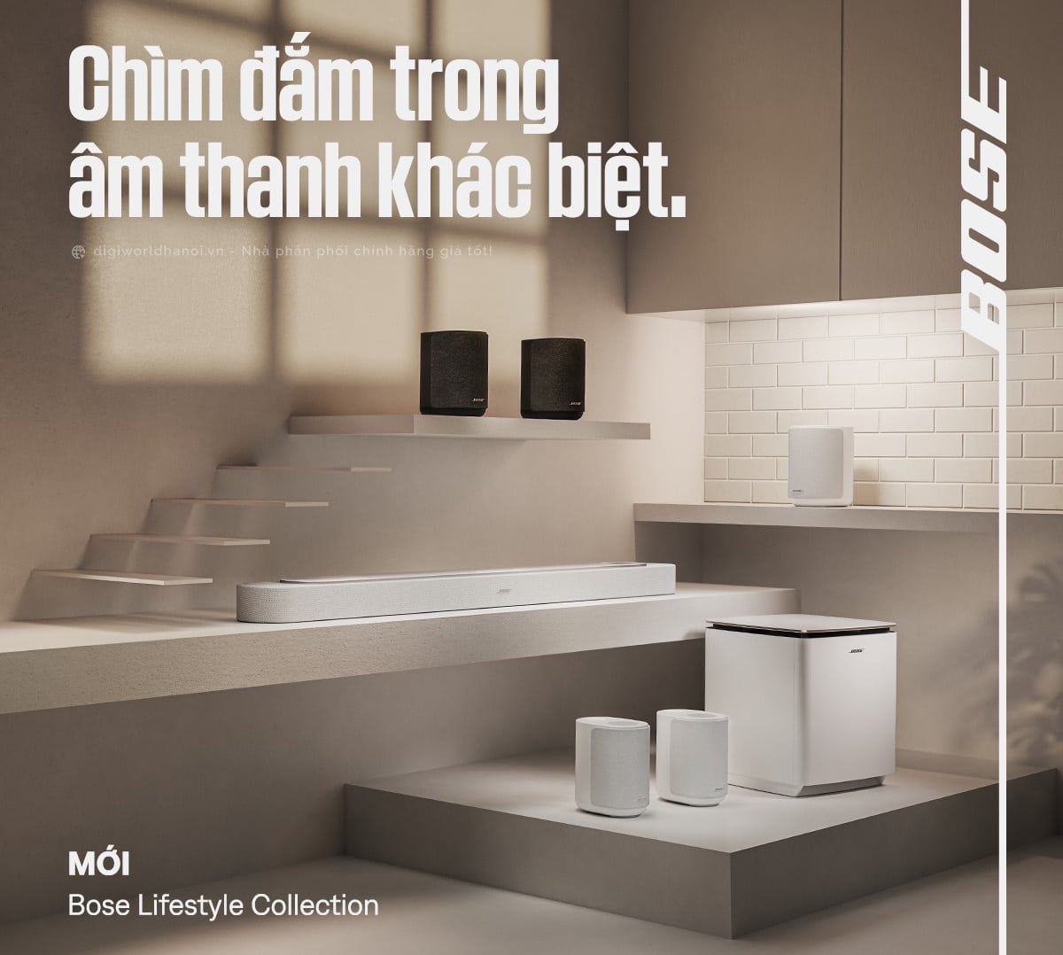 Bộ sưu tập Loa Bose Lifestyle Ultra mới nhất đã có mặt tại Digiworld Hà Nội với mức giá cực tốt!