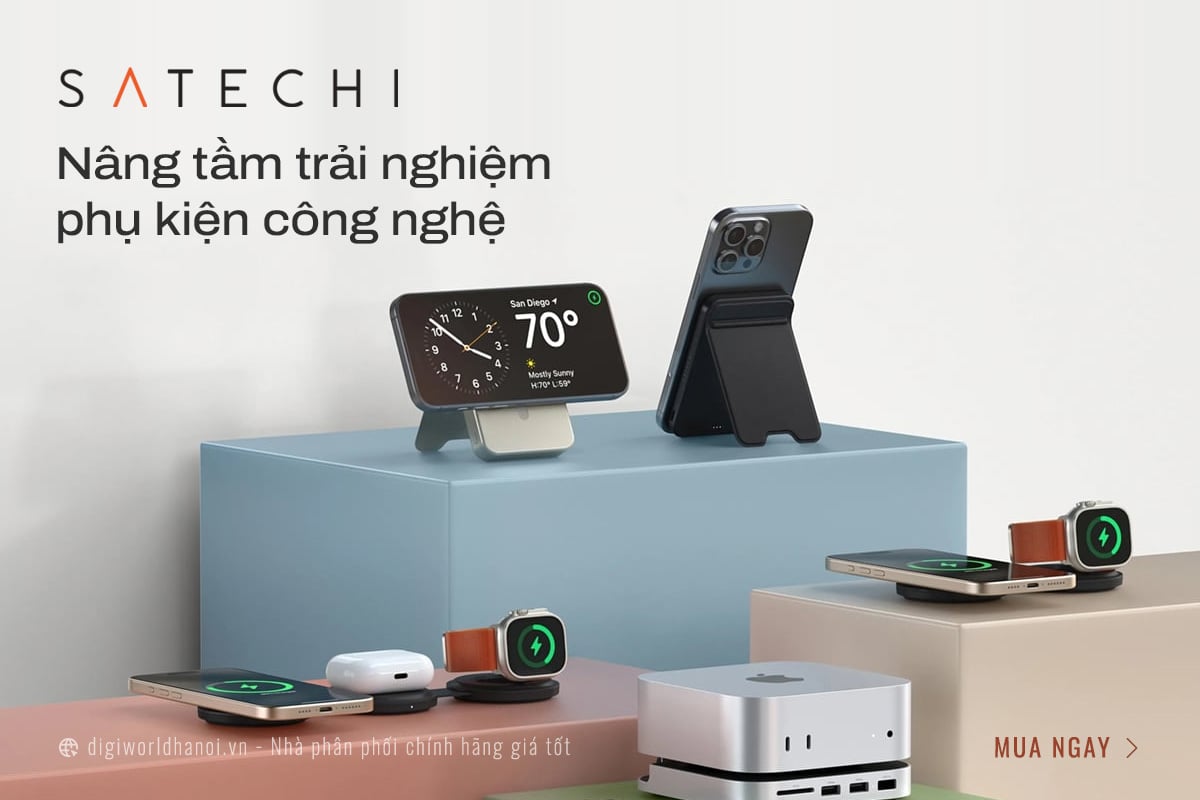 Thương hiệu Satchi, Phụ kiện cao cấp cho Apple và các thiết bị khác đang có giá tốt tại Digiworld Hà Nội!