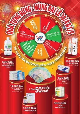 Mừng lễ 30/4 – 1/5, mua hàng nhận ngay lượt quay may mắn