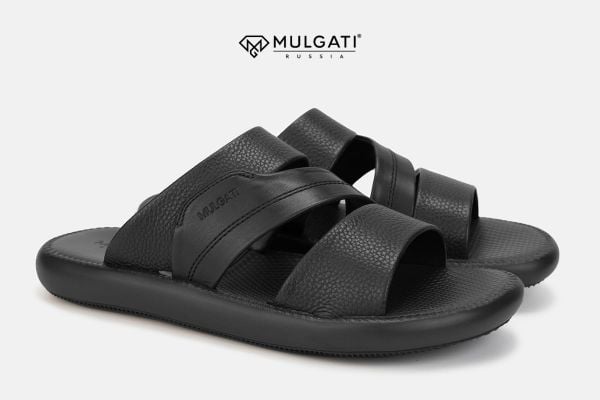 Mẫu dép da nam Mulgati – JL6655-12
