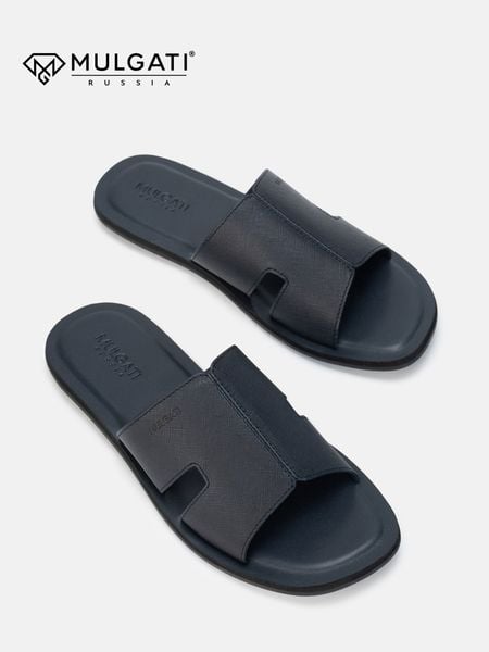 Dép da nam Mulgati JL817H thiết kế Slippers H-Strap hiện đại